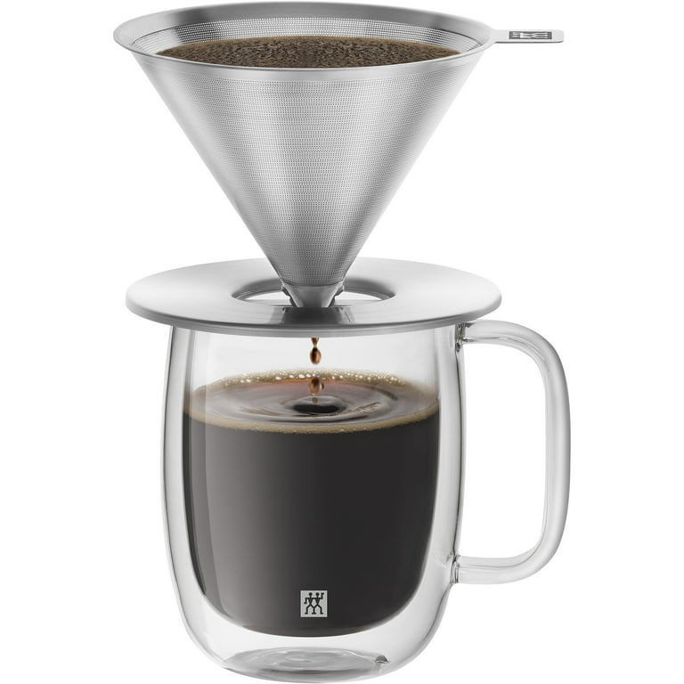 ZWILLING Sorrento Stainless Steel Pour Over Coffee Dripper with