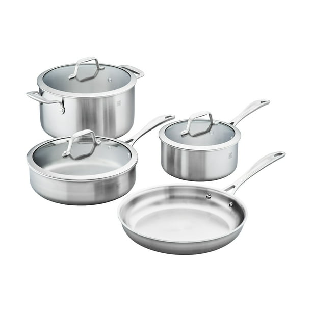 【新品】ZWILLINGCOOKWARESET ZWILLING Spirit 3-ply 7-pc Stainless Steel Cookware Set