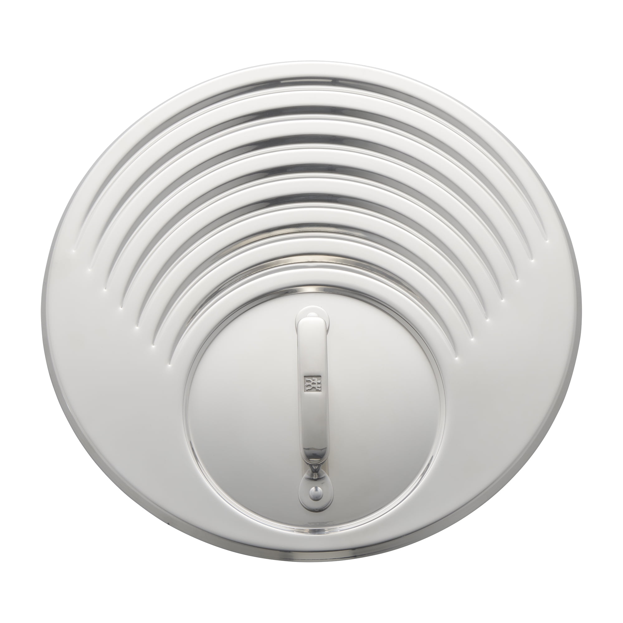 Silver Stainless Steel Universal Cookware Lid with Off-Center Handle