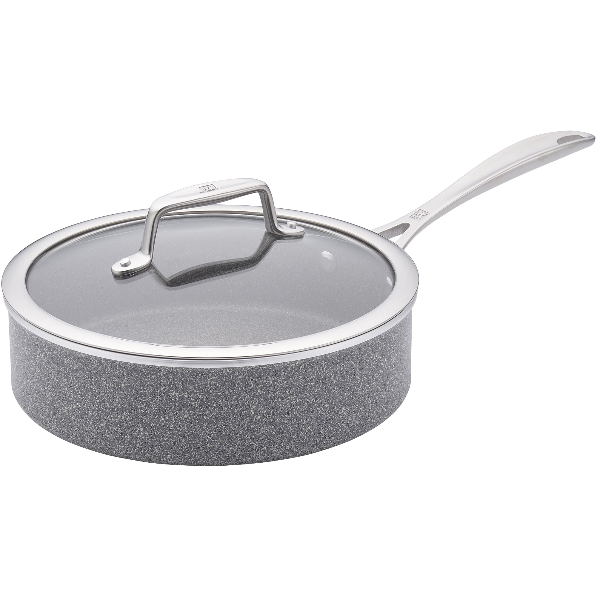 ZWILLING Vitale 3-qt Gray Aluminum Nonstick Saute Pan with Lid