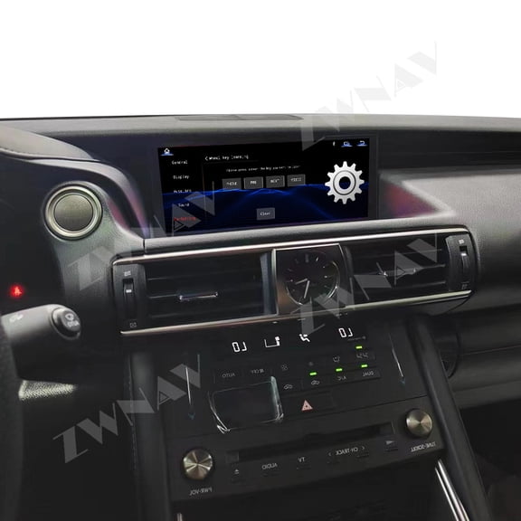 ZWNAV 10.25 inch Car Radio For Lexus IS 2013–2017 Multimedia Video Player Linux OS, Stereo Sound System In-Car GPS CarPlay Head Unit