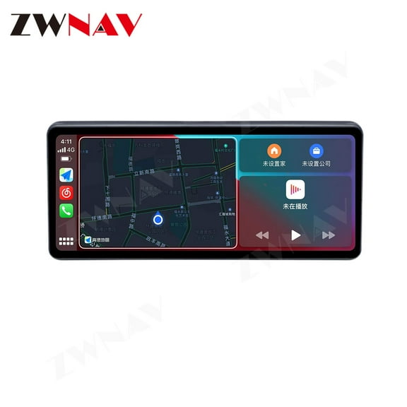 ZWNAV 10.25 inch Digital LCD Performance Touche Screen Dashboard Multimedia Player for Tesla Model 3/Y Support Wireless Carplay