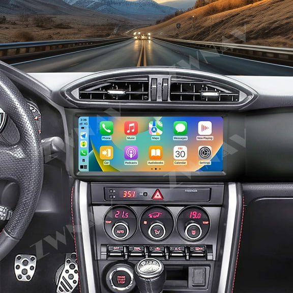 ZWNAV 10.25 inch for Toyota GT86,Subaru BRZ 2012-2019 car gps navi radio media Player android head Unit screen