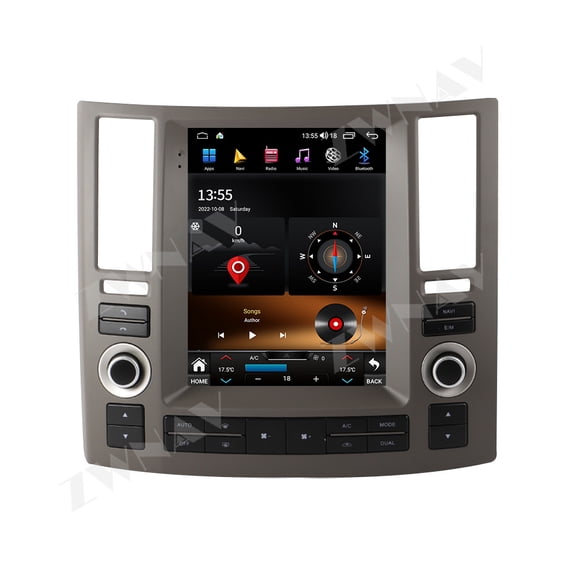 ZWNAV 10.4 inch Car Radio for Infiniti FX FX35 FX45 2003-2009 Car Intelligent Systems Android 14 Screen Multimedia Car Player Mirror Link Carplay