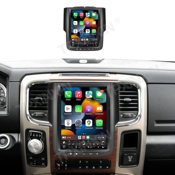 TPXINXIN 10.4 inch for Ram Trucks 2013-2018 Android 14.0 Octa Core Car Multimedia Player Stereo Receiver Radio 4G WIFI GPS QLED