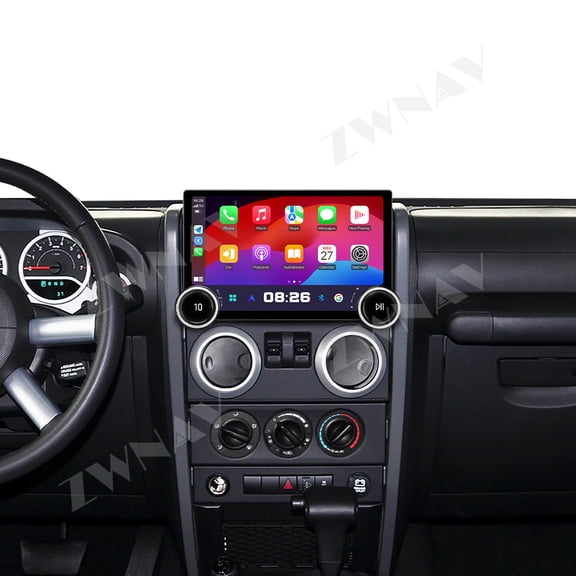 ZWNAV 11.5 inch Android 15 Car Radio For Jeep Wrangler 2008-2010 Car Multimedia Video Player GPS Navigation Carplay Head Unit Touch Screen 4G