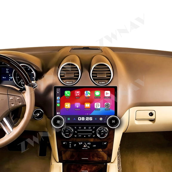 ZWNAV 11.5 inch Android 15 Car Radio For Mercedes-Benz ML 1998-2005 Car Multimedia Video Player GPS Navigation Carplay Head Unit Touch Screen 4G