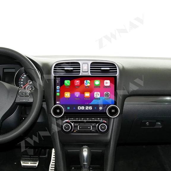 ZWNAV 11.5 inch Android 15 Car Radio For Volkswagen Golf Mk6 2007-2012 Car Multimedia Video Player GPS Navigation Carplay Head Unit Touch Screen 4G