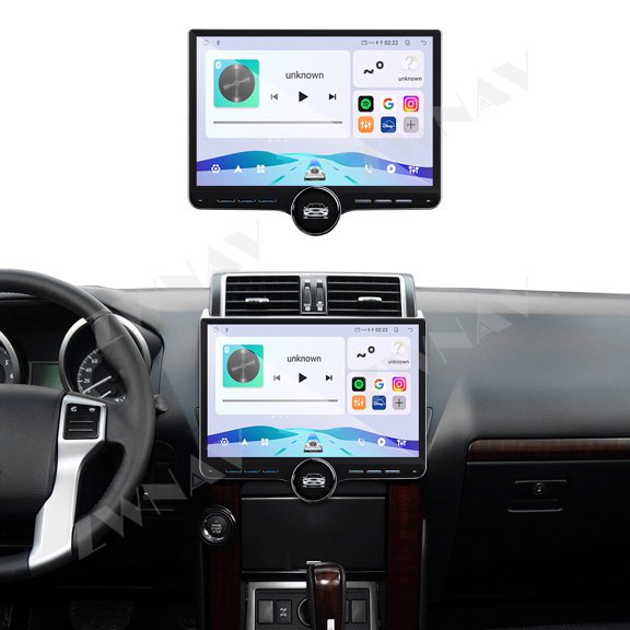 ZWNAV 11.5 inch Android 15 Plug and Play Car Radio for Toyota Land Cruiser Prado 2014 Touchscreen Multimedia Player with CarPlay Android Auto Bluetooth