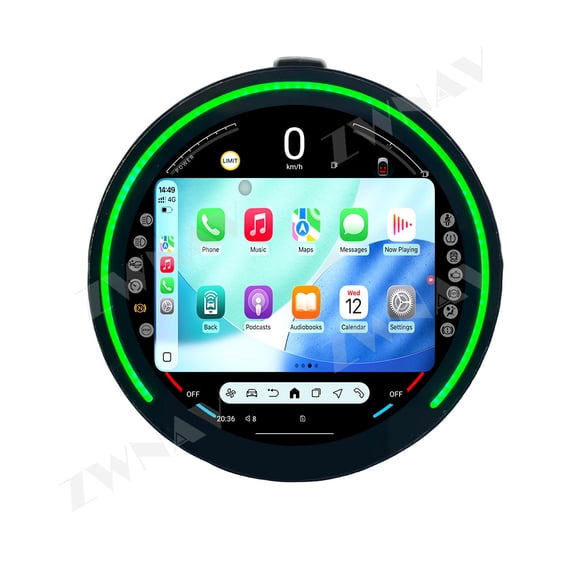 ZWNAV 11.9 inch Android 13 Car Radio for Mini F54 2017+ GPS Navi Radio CarPlay Touch Screen Stereo Auto Car Accessories