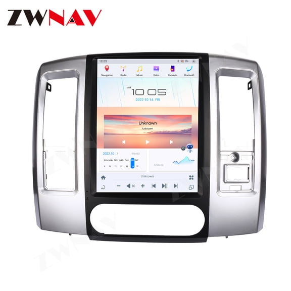 ZWNAV 12.1 inch Android 11 Car Radio for 2008-2011 Dodge Ram IPS Touch Screen Android Auto GPS Navigation Multimedia Player with Bluetooth, Wireless Connection and More(4+64GB)