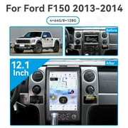 راديو سيارة ZWNAV مقاس 12.1 بوصة يعمل بنظام Android 13 لسيارة Ford F150 2013-2014 بديل ستيريو على طراز Tesla وحدة رأس مشغل الوسائط المتعددة شاشة IPS نظام الملاحة GPS