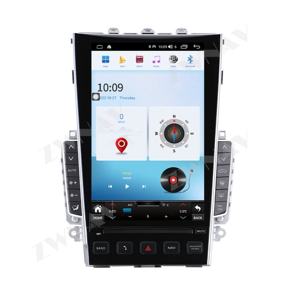 ZWNAV 12.1 inch Android 15 Car Radio Stereo For Infiniti Q50L 2013-2019 Tesla Automotive Multimedia Carplay ouch Screen GPS Player