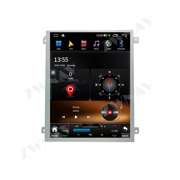 ZWNAV 12.1 inch Android 15 for Luxgen u6 u5 2017-2019 Tesla Style Screen Car Radio DSP Headunit Stereo Receiver Multimedia Player