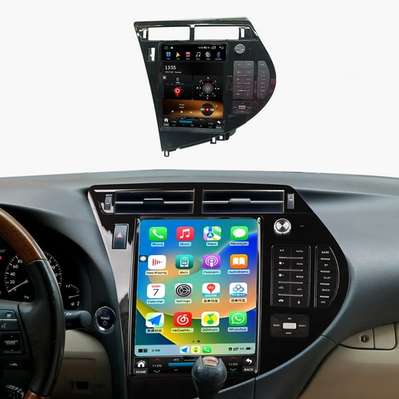 ZWNAV 12.1 inch Car Radio for Lexus RX RX300 RX330 RX350 RX400 RX450 2009-2014 Vertical Style Android Car Multimedia Player Auto Radio GPS Navi Head Unit