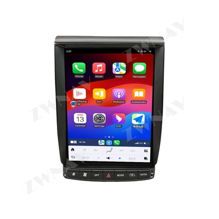 ZWNAV 12.1 inch Tesla Style car radio for Toyota Alphard A20 2011-2024 Android 13 CarPlay GPS Navigation Multimedia Player Head Unit