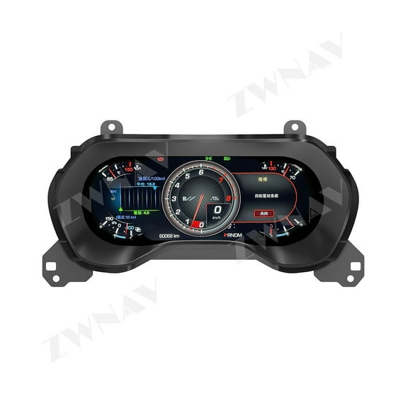 ZWNAV 12.3 Inch Linus System LCD Digital Dashboard Cockpit For Chevrolet Camaro 2015-2023 Instrument Cluster Head Unit Meter Screen
