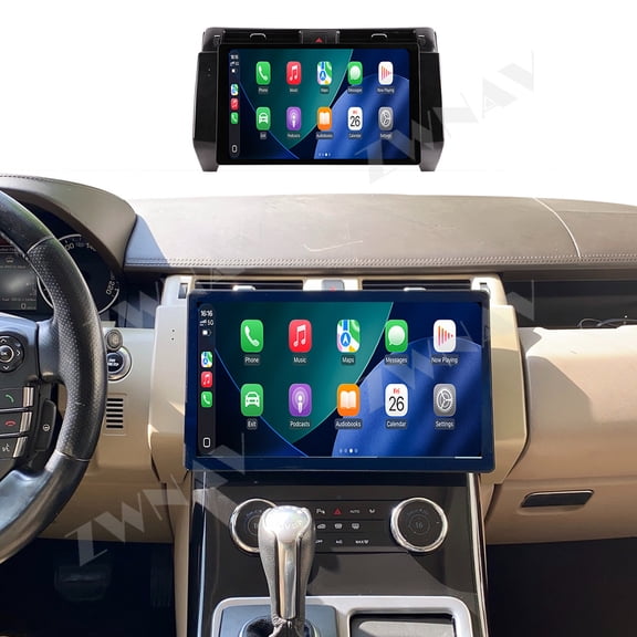 ZWNAV 12.3 inch Android 15 Screen for Land Rover Range Rover Sport 2010-2013 GPS Navigation Multimedia Video Player Carplay Auto Car Radio