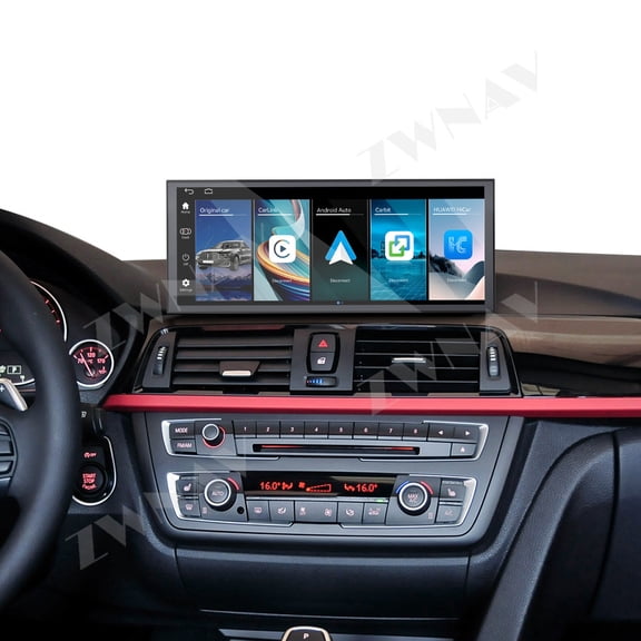 ZWNAV 12.3 inch Car Radio for BMW 3 Series 2013-2019 Navigation Multimedia Head Unit GPS Carplay Linux Screen
