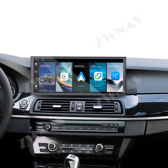 ZWNAV 12.3 inch Car Radio for BMW 5 Series 2011-2017 Navigation Multimedia Head Unit GPS Carplay Linux Screen