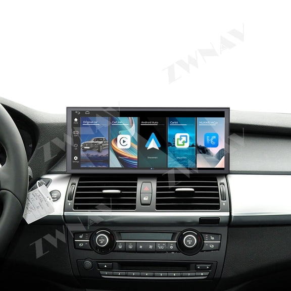 ZWNAV 12.3 inch Car Radio for BMW X5 2008-2013 Navigation Multimedia Head Unit GPS Carplay Linux Screen