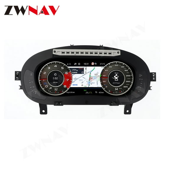 ZWNAV 12.3 inch car LCD digital instrument panel instrument cluster speedometer suitable for Volkswagen CC 2014 LCD Instrument Cluster