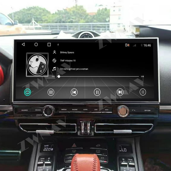 ZWNAV 12.3 inch car radio player for Porsche Cayenne 2010-2017 Android head unit IPS touch screen car GPS navigation multimedia player