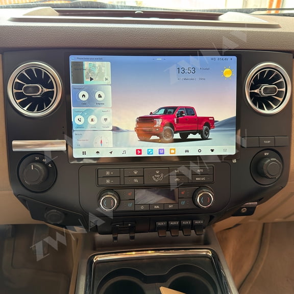 ZWNAV 12.5 inch Car Radio Touch Screen For Ford F250 2009-2014 Carplay Car Recorder Stereo GPS Navigation Media Auto Multimedia Video Player DSP