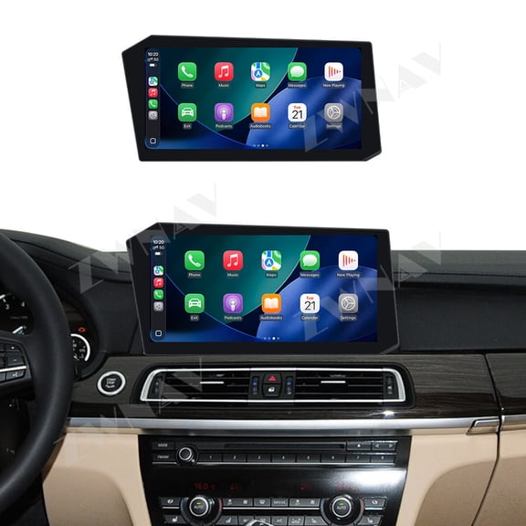 ZWNAV 12.9" Touch Screen Car Radio New Era X-Shaped Screen for BMW 6 series/7 series 2009-2018 Android 14 GPS Navigation WIFI 4G BT Carplay Car Multimedia Player Head Unit Auto