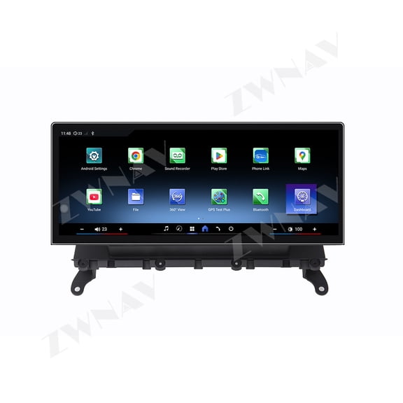 ZWNAV 12.9 inch Carplay Android14 Dual BT Car GPS Navigation For BMW X3 F25 X4 F26 2011-2017 Headunit Multimedia Player Car Radio