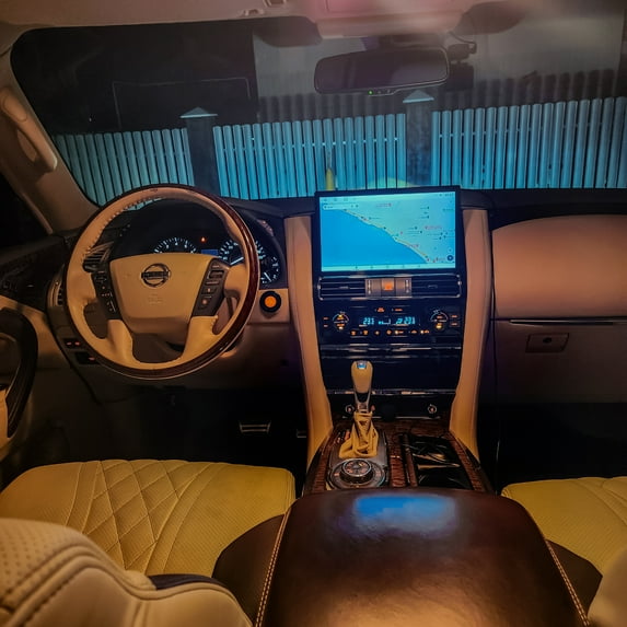 ZWNAV 13.3" For Nissan Patrol Armada Y62,Infiniti QX80 QX56 2010 to 2022 car gps radio media Player head Unit