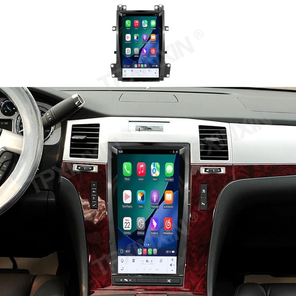 TPXINXIN 13.6 inch Android 14 Car Radio CarPlay for Cadillac Escalade 2007-2014 Touch Screen Multimedia Player GPS Navigation Head Unit BT