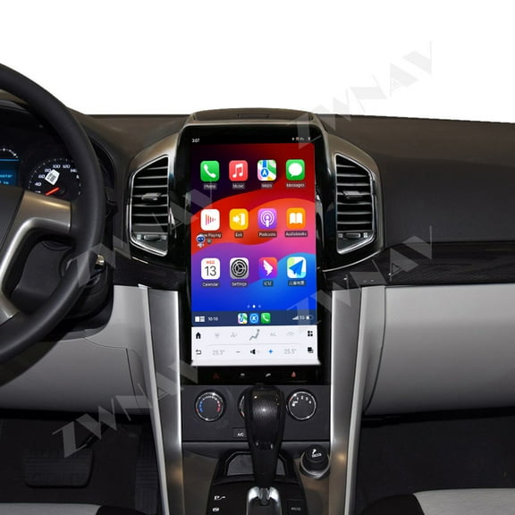 ZWNAV 13.6 inch Tesla style screen car radio player for Chevrolet Copage 2013-2017 Android head unit IPS touch screen car GPS navigation multimedia player