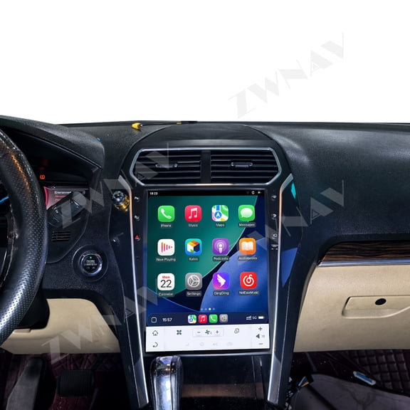 ZWNAV 13.8 inch Android 15 Car Radio For Ford Explorer Sync1/2/3 2011-2019 DSP Sound Multimedia Player GPS Navigation Stereo Head Unit