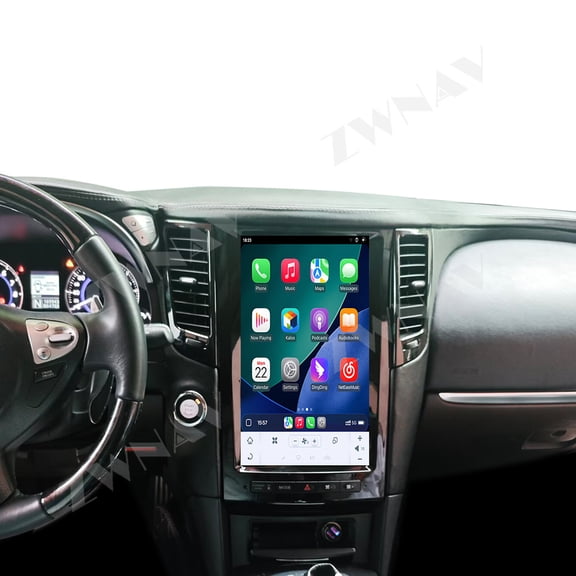 ZWNAV 13.8 inch HD Screen Android 14 For Infiniti FX35/FX25/FX37/FX50/QX70 2007-2019 Car GPS Navigation Wireless Carplay Radio Player Head Unit