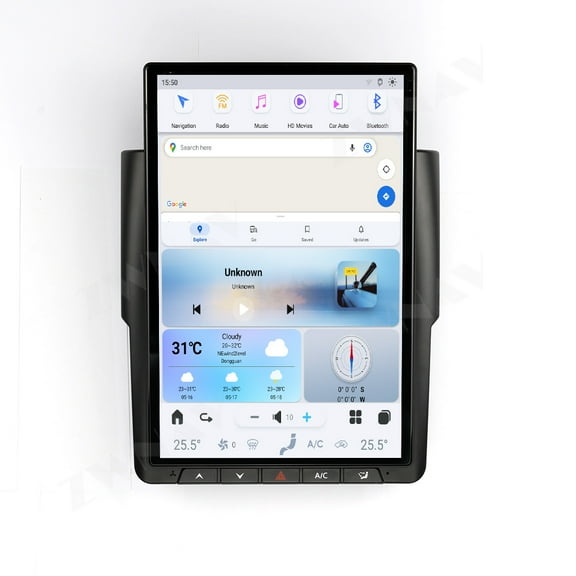 ZWNAV 14.4-inch DS9-861 Multimedia GPS Controller for 2013-2018 Dodge Ram Models with Bluetooth, Wireless Connectivity and More
