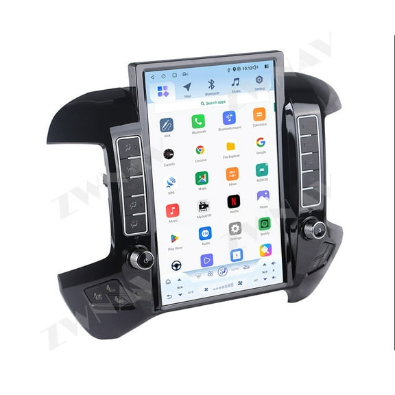 ZWNAV 14.5 inch Car Radio for Chevrolet Silverado 2013-2019/GMC Sierra 2014-2020 Latest UI Interface Android 14 CarPlay GPS Navigation Multimedia Player Head Unit