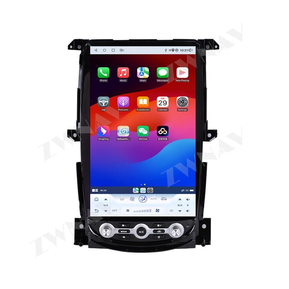 ZWNAV 14.5 inch Car Radio for Nissan 370Z 2008-2019 Latest UI Interface Android 14 CarPlay GPS Navigation Multimedia Player Head Unit