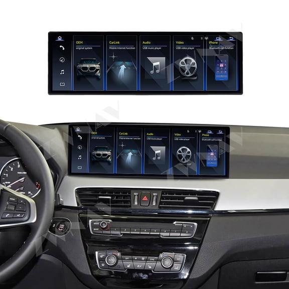 ZWNAV 14.9 inch Car Radio For BMW X1（F48/F49）2016-2017 Navigation Multimedia Head Unit GPS Carplay Linux Screen