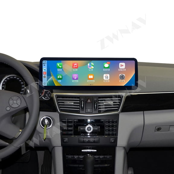 ZWNAV 14.9 inch Car Radio For Mercedes-Benz E Clacss 2009-2012 Navigation Multimedia Head Unit GPS Carplay Linux Screen