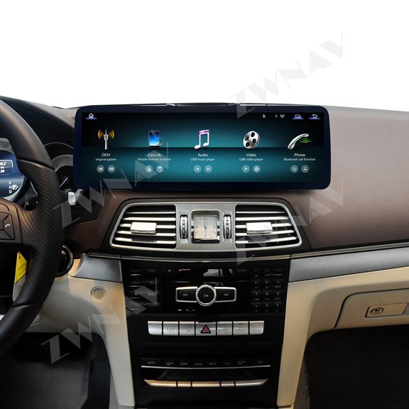 ZWNAV 14.9 inch Car Radio For Mercedes-Benz E Clacss 2013-2014 Navigation Multimedia Head Unit GPS Carplay Linux Screen