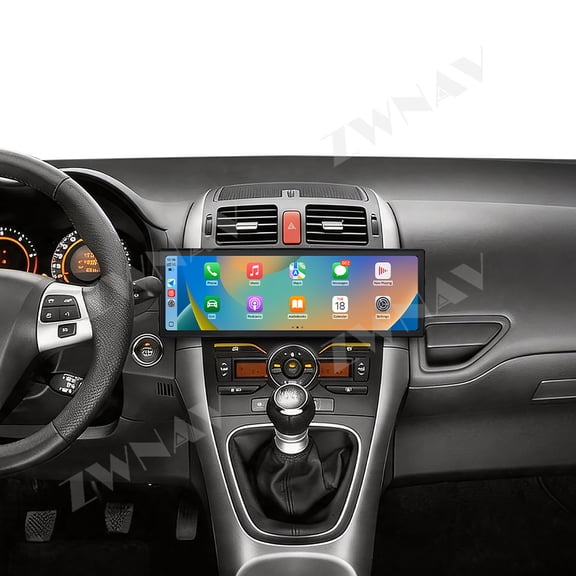 ZWNAV 14.9 inch Car Radio Stereo for Toyota Auris 2006-2011 Android 15 Carplay Multimedia Video Player Screen GPS Navigation Head Unit