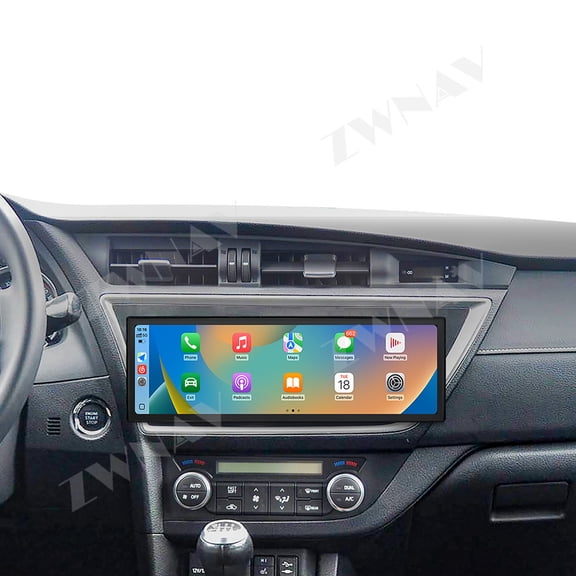 ZWNAV 14.9 inch Car Radio Stereo for Toyota Auris 2013-2018 Android 15 Carplay Multimedia Video Player Screen GPS Navigation Head Unit