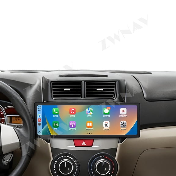 ZWNAV 14.9 inch Car Radio Stereo for Toyota Avanza 2004-2012 Android 15 Carplay Multimedia Video Player Screen GPS Navigation Head Unit