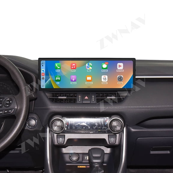 ZWNAV 14.9 inch Car Radio Stereo for Toyota RAV4 2024 Android 15 Carplay Multimedia Video Player Screen GPS Navigation Head Unit