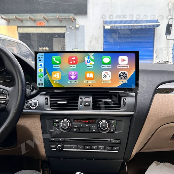 ZWNAV 15.8 inch Android 14 Car Radio for BMW X3/X4 2011-2017 Wirless Carplay GPS Navigation Screen Upgrade Multimedia(CIC system)