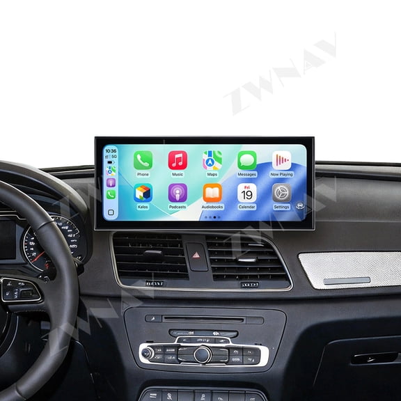 ZWNAV 15.8 inch Android 15 Car Radio For Audi Q3 2013-2019 HD Multimedia Video Player Navigation GPS DVD 4G DSP Stereo Bluetooth