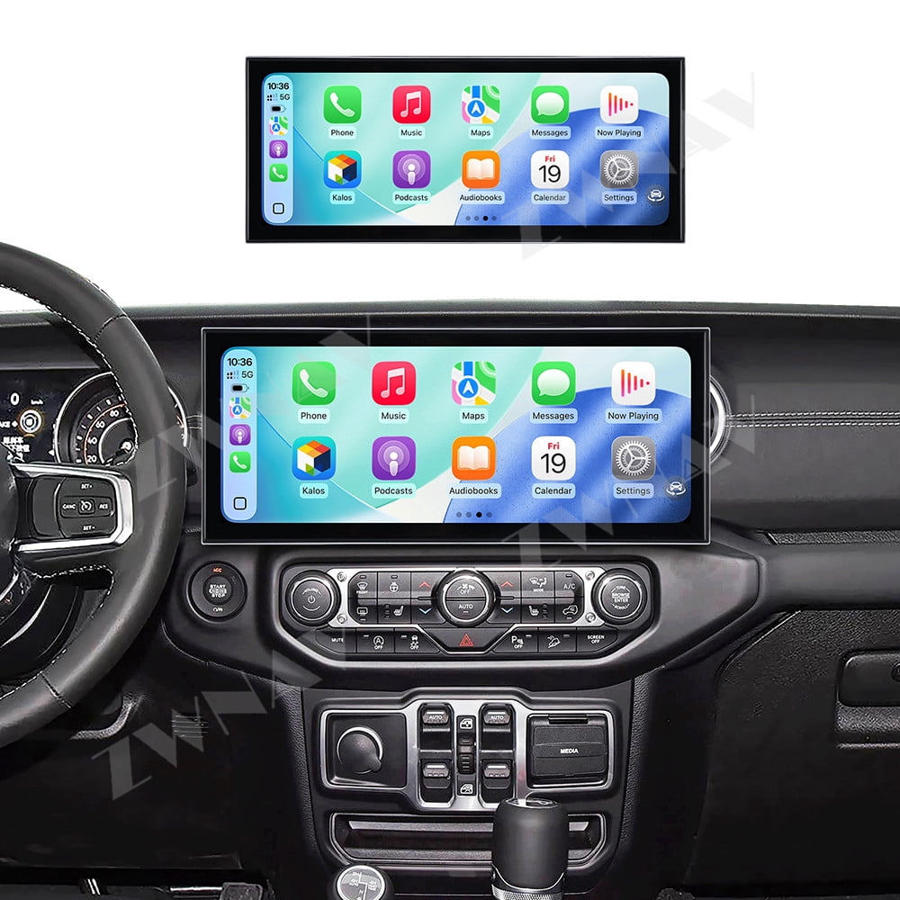 ZWNAV 15.8 inch Android 15 Car Radio For Jeep Wrangler Rubicon 2018 ...