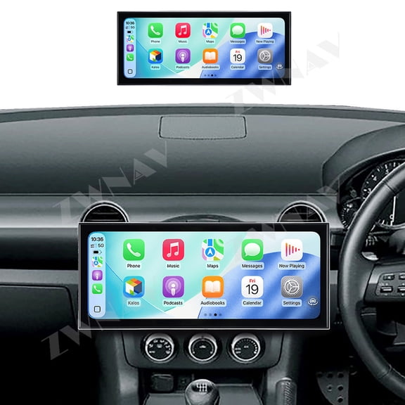ZWNAV 15.8 inch Android 15 Car Radio For Mazda MX5 2005-2015 HD Multimedia Video Player Navigation GPS DVD 4G DSP Stereo Bluetooth