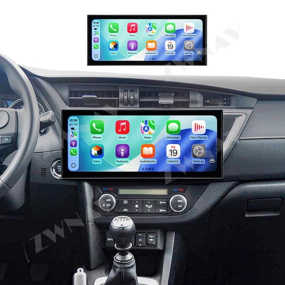 ZWNAV 15.8 inch Android 15 Car Radio For Toyota Auris 2013-2018 HD Multimedia Video Player Navigation GPS DVD 4G DSP Stereo Bluetooth